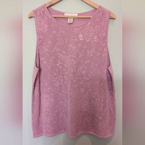 Elegant Lavender Knit Camisole